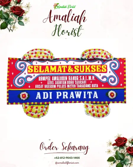 Papan Bunga Ucapan Selamat Cempaka Baru